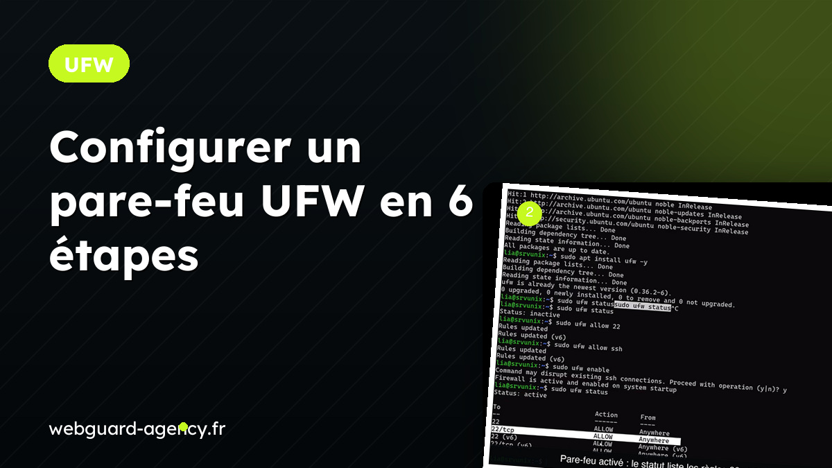 Configurer un pare-feu UFW sur un serveur Linux : tutoriel en 6 étapes