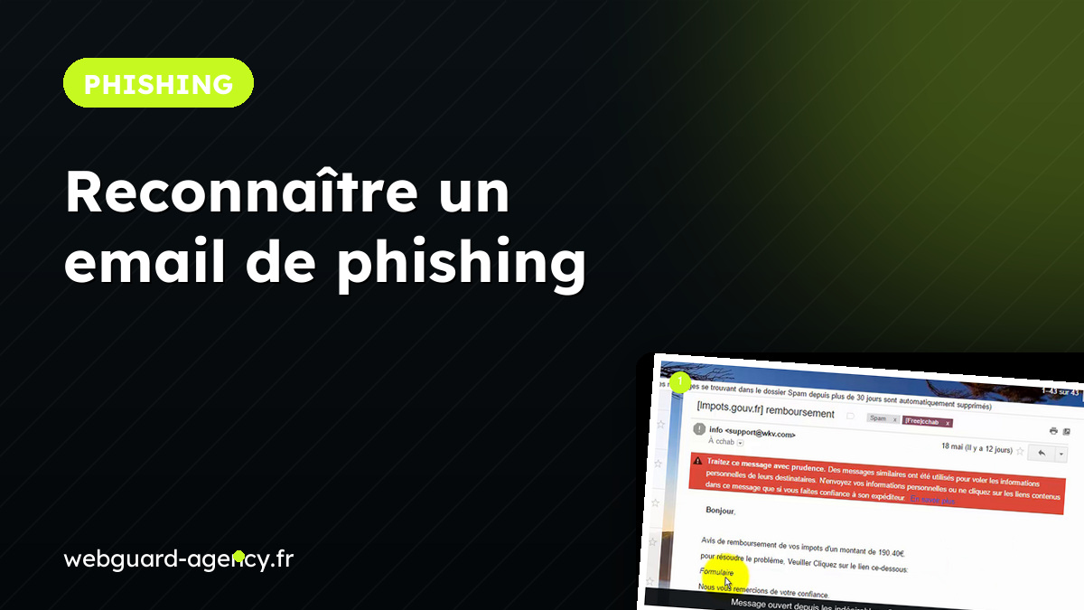 Reconnaître un email de phishing : tutoriel en 4 étapes